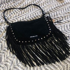 SUEDE CROSSBODY. MICHAEL KORS